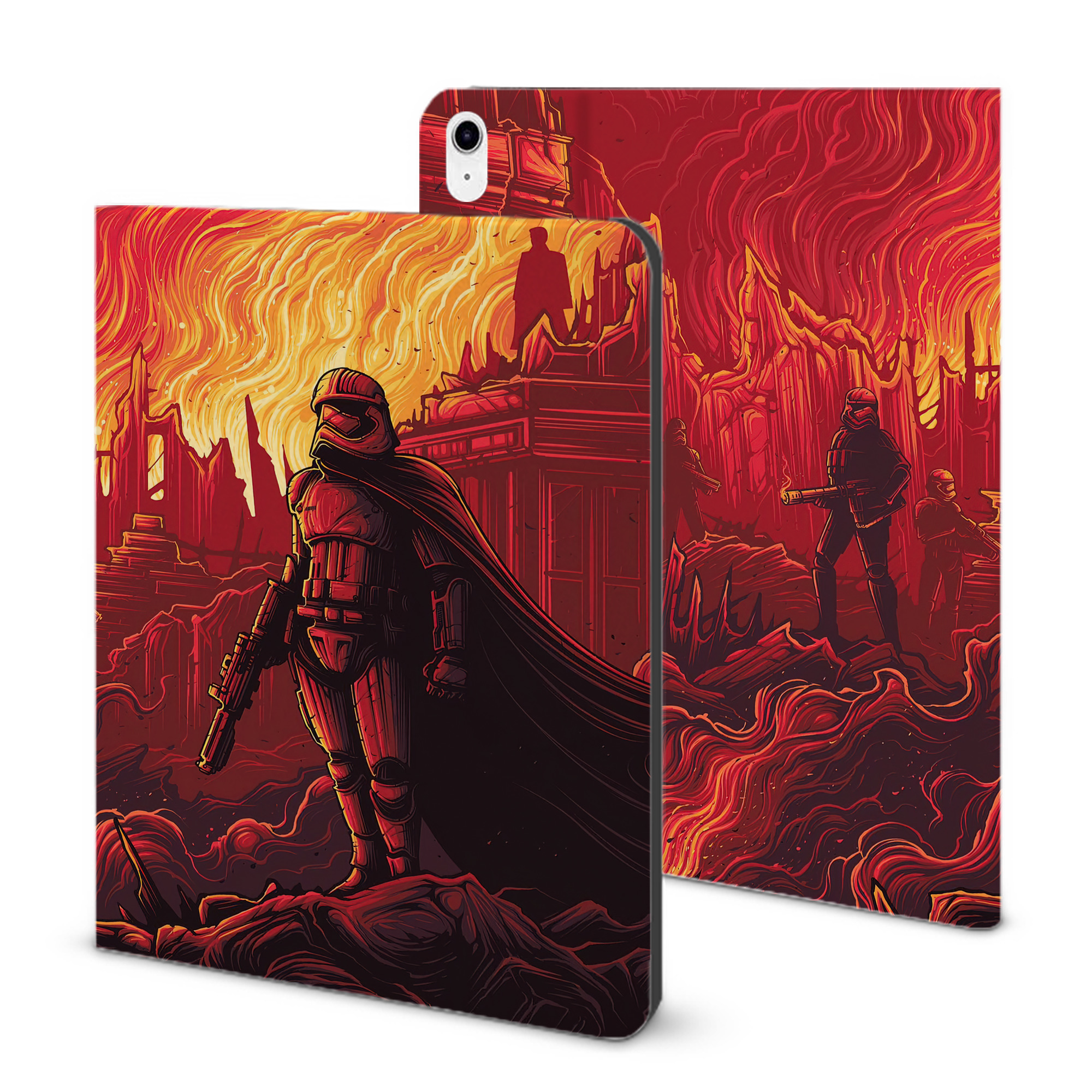 （画像用） スター・ウォーズ Star Wars IPad ケース ブック型 PUレザー TPU 耐衝撃 軽量 薄型 ペン収納なし 全面保護 IPad 各モデル対応